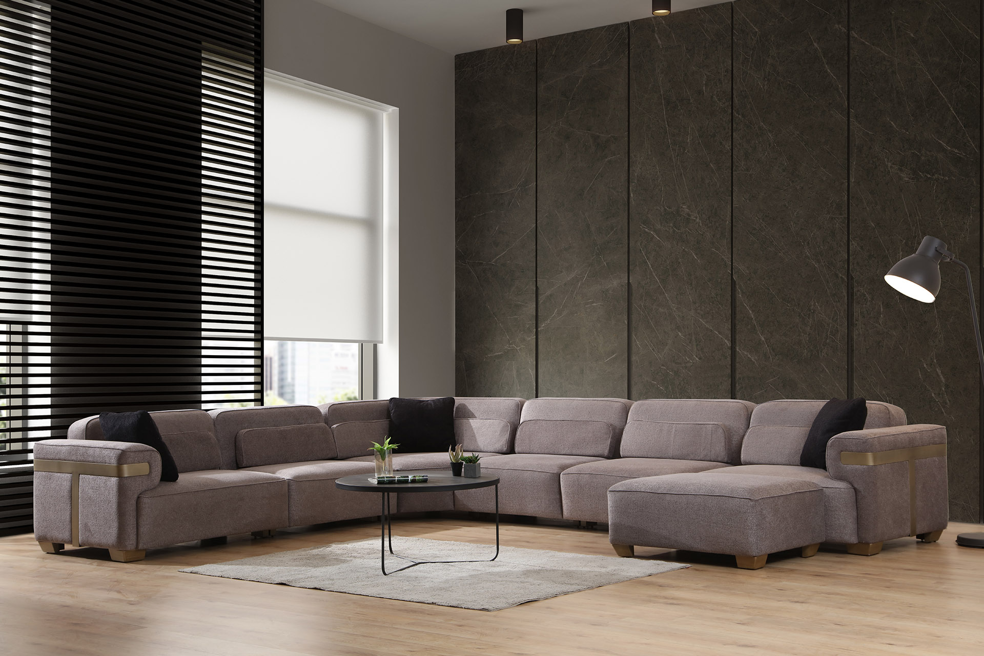Loft-Ecksofa-Set